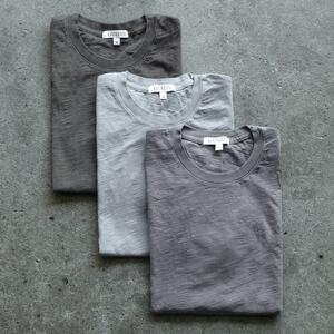 gustin slub t-shirt greyscale collection
