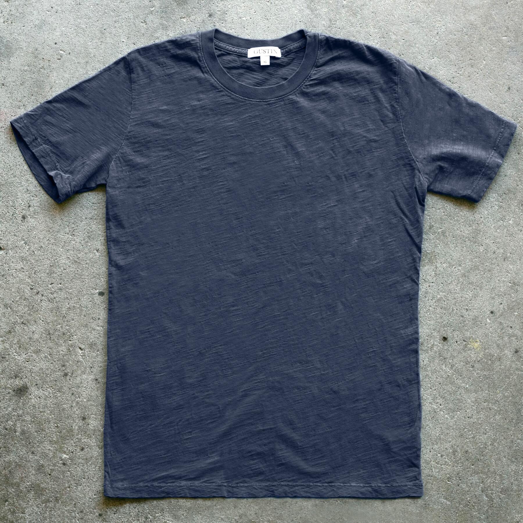 gustin slub t-shirt 2 pack - coal