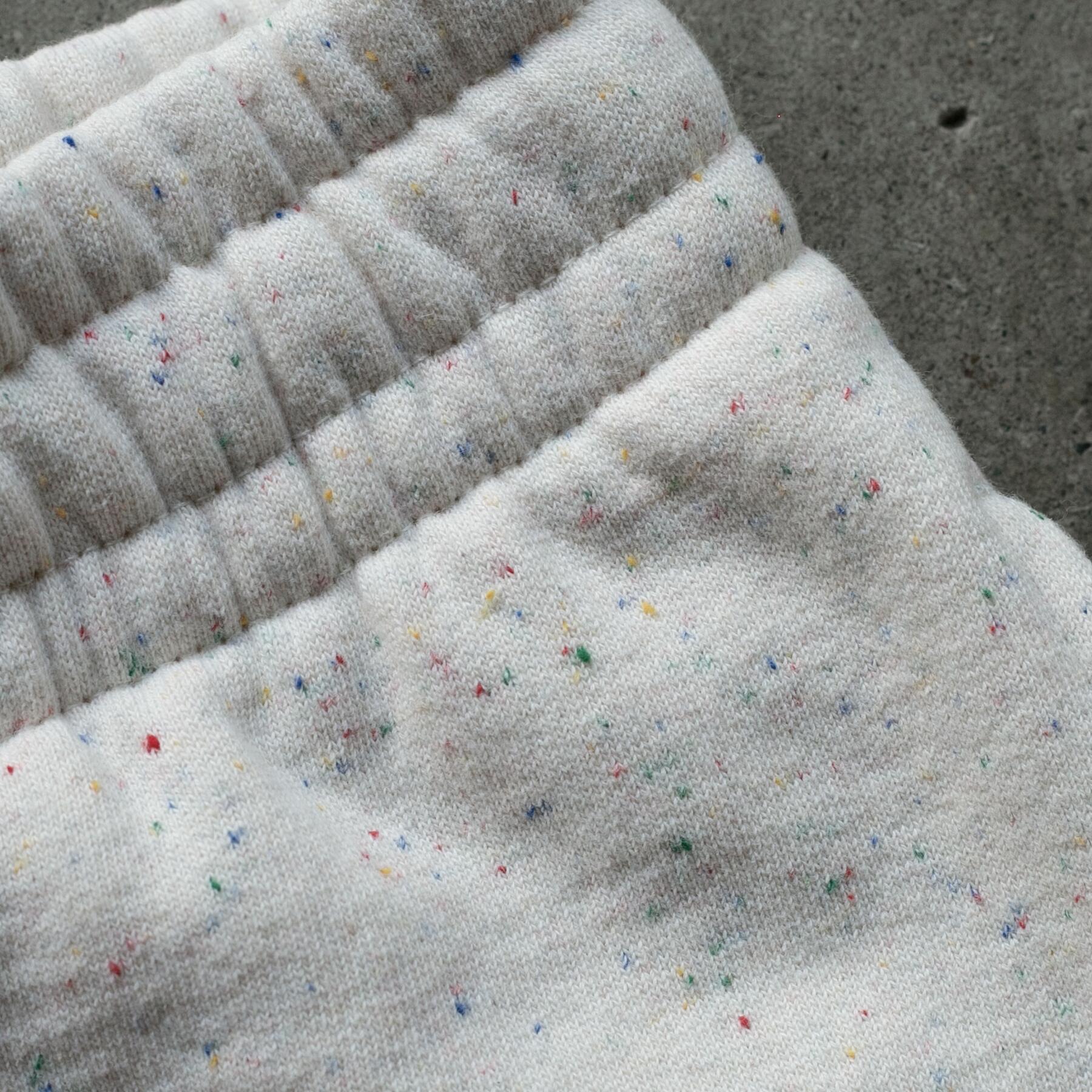 gustin vintage heavyweight sweatshorts - natural rainbow nep