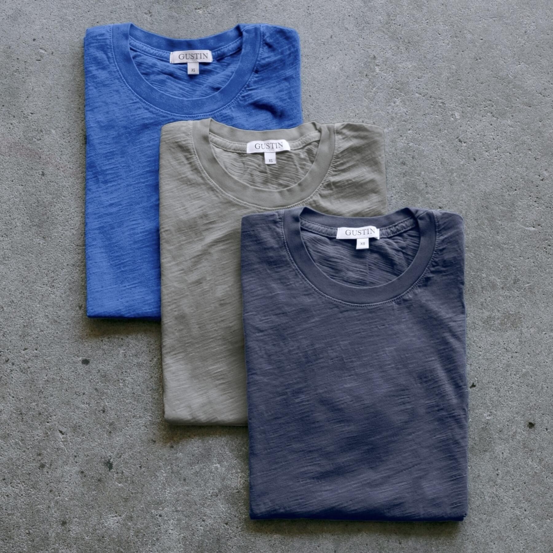 gustin slub t-shirt new classic collection