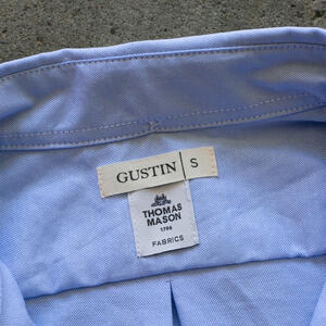 gustin thomas mason blue oxford