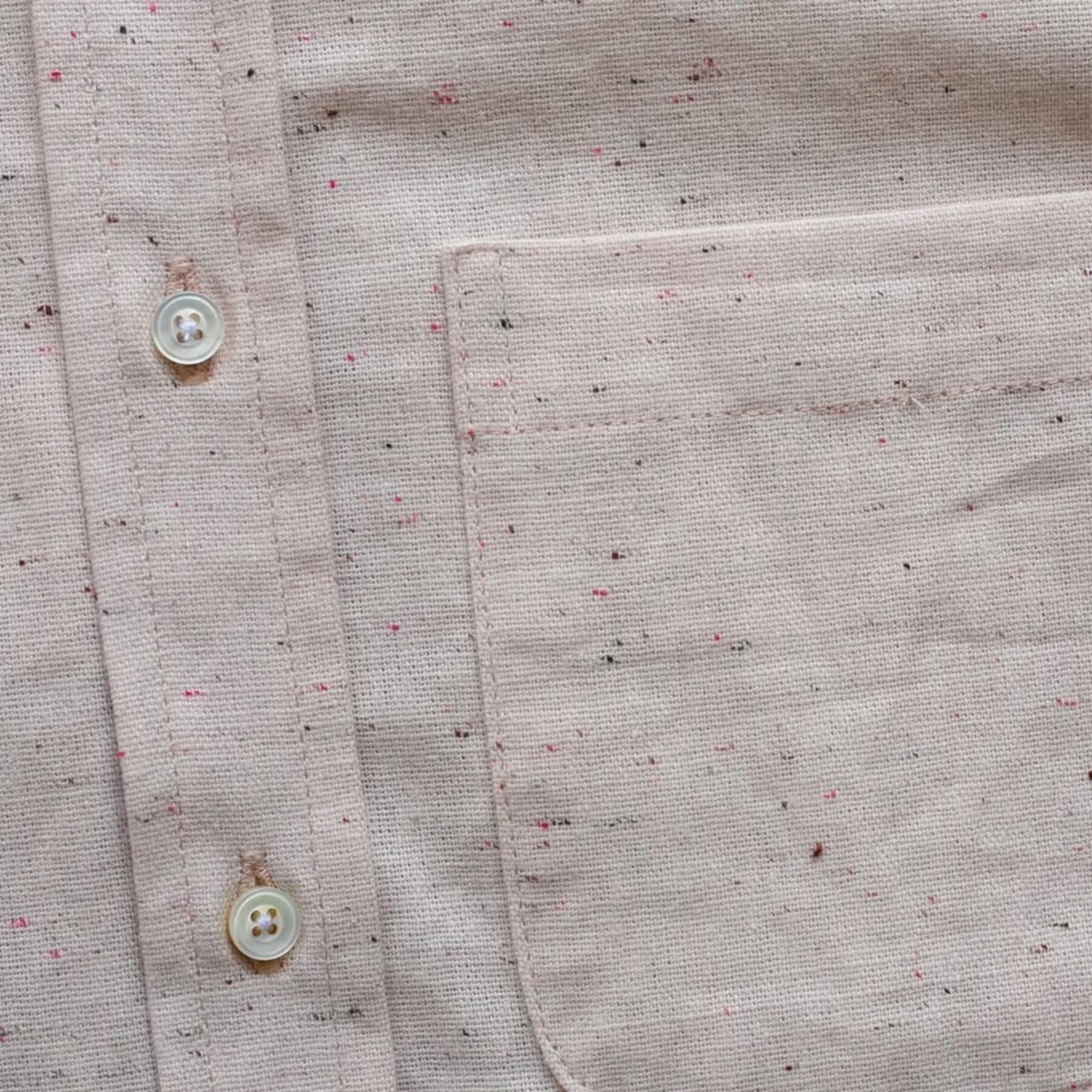 gustin #1347 cream rainbow nep shirt