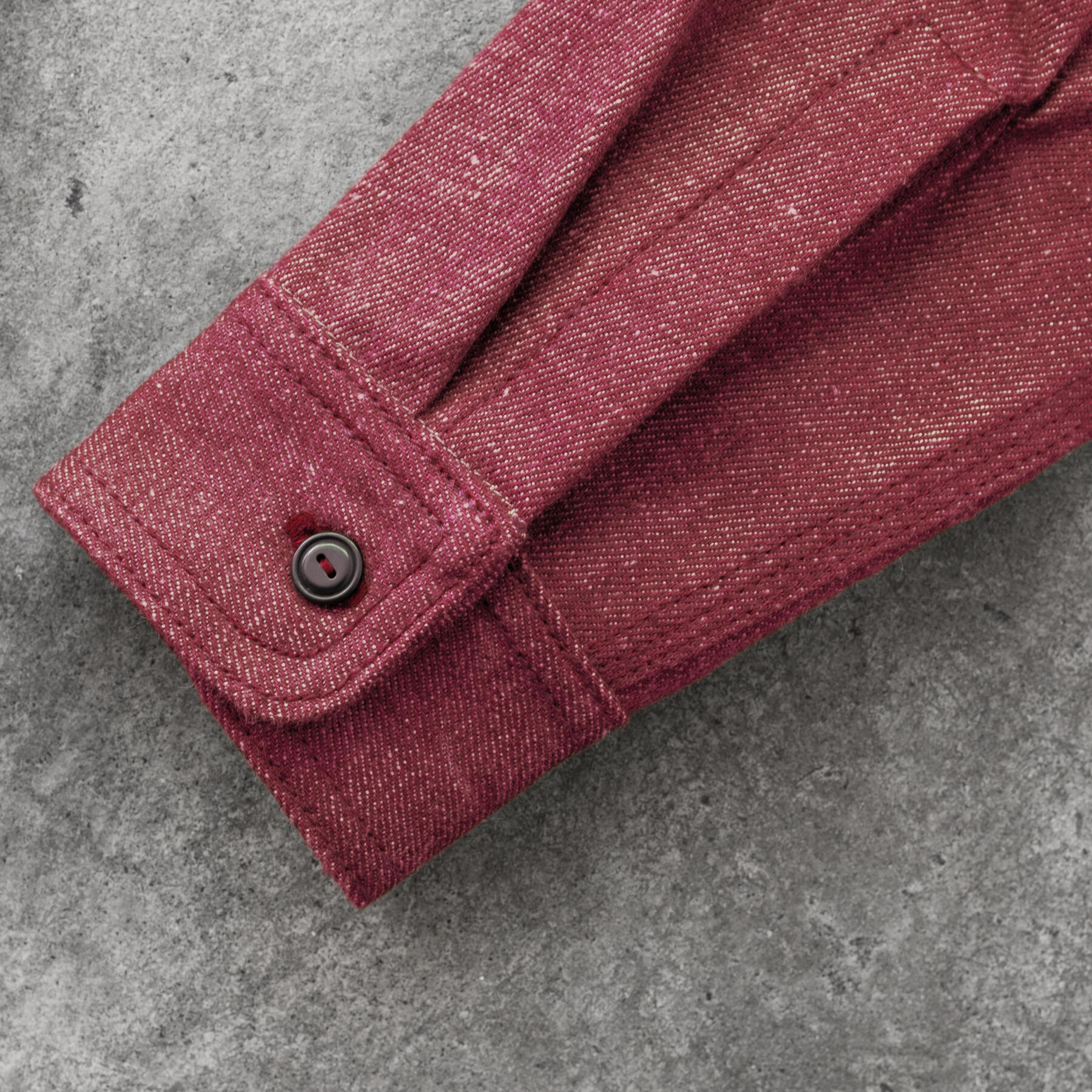 gustin #196 oxblood selvedge workshirt