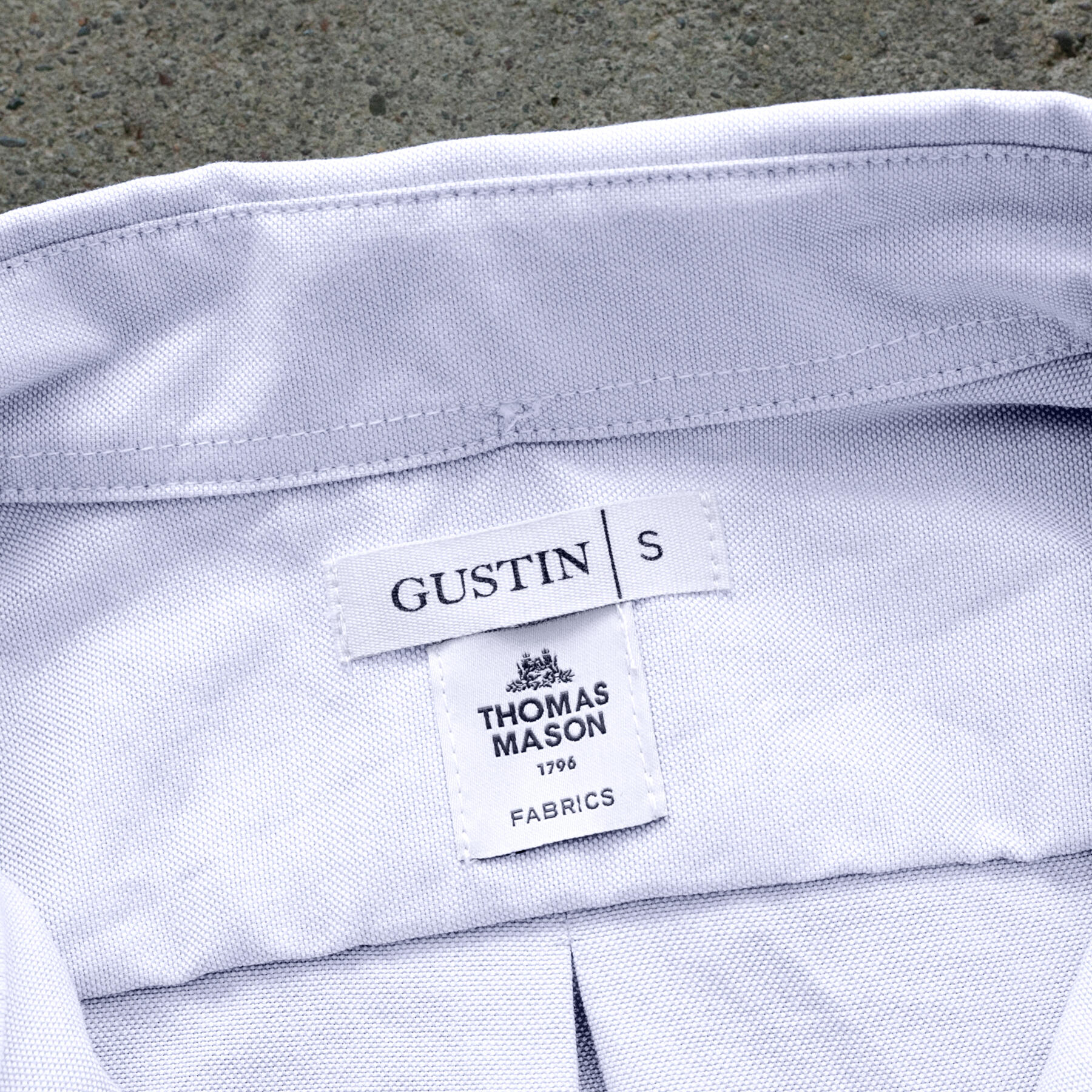 gustin thomas mason white oxford