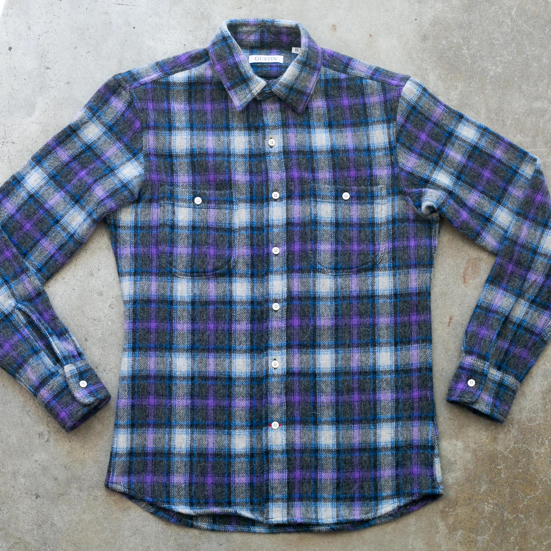 gustin #1008 vintage wool alpaca - purple haze
