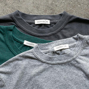 gustin usa t-shirt 3 pack (heather grey, coal, sea blue heather)