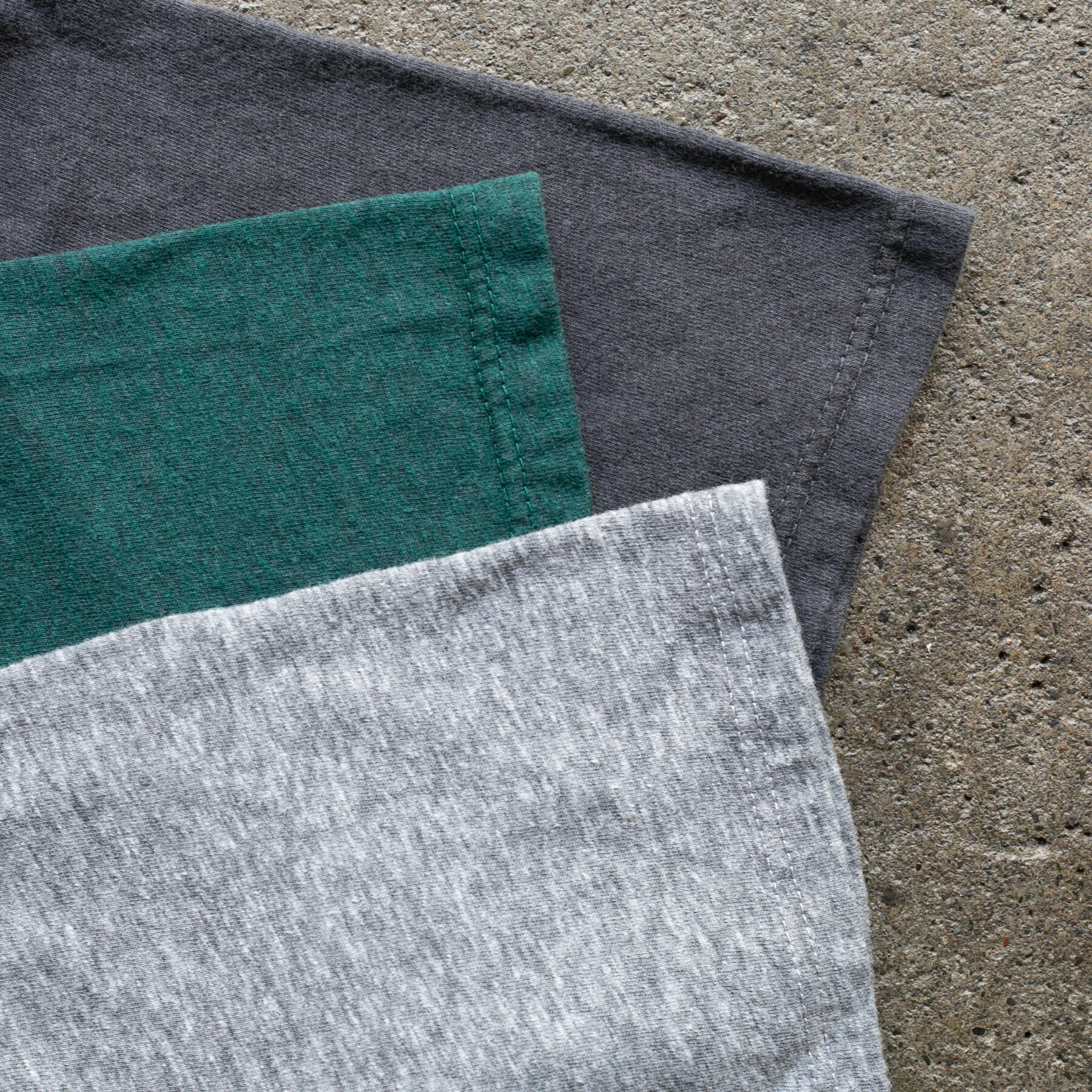 gustin usa t-shirt 3 pack (heather grey, coal, sea blue heather)