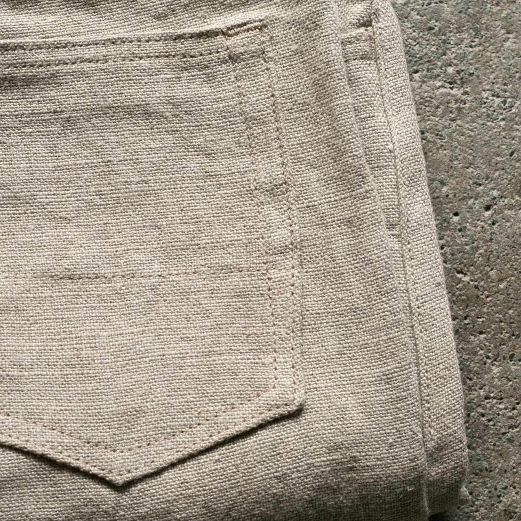 gustin #499 beast linen 5 pocket - natural