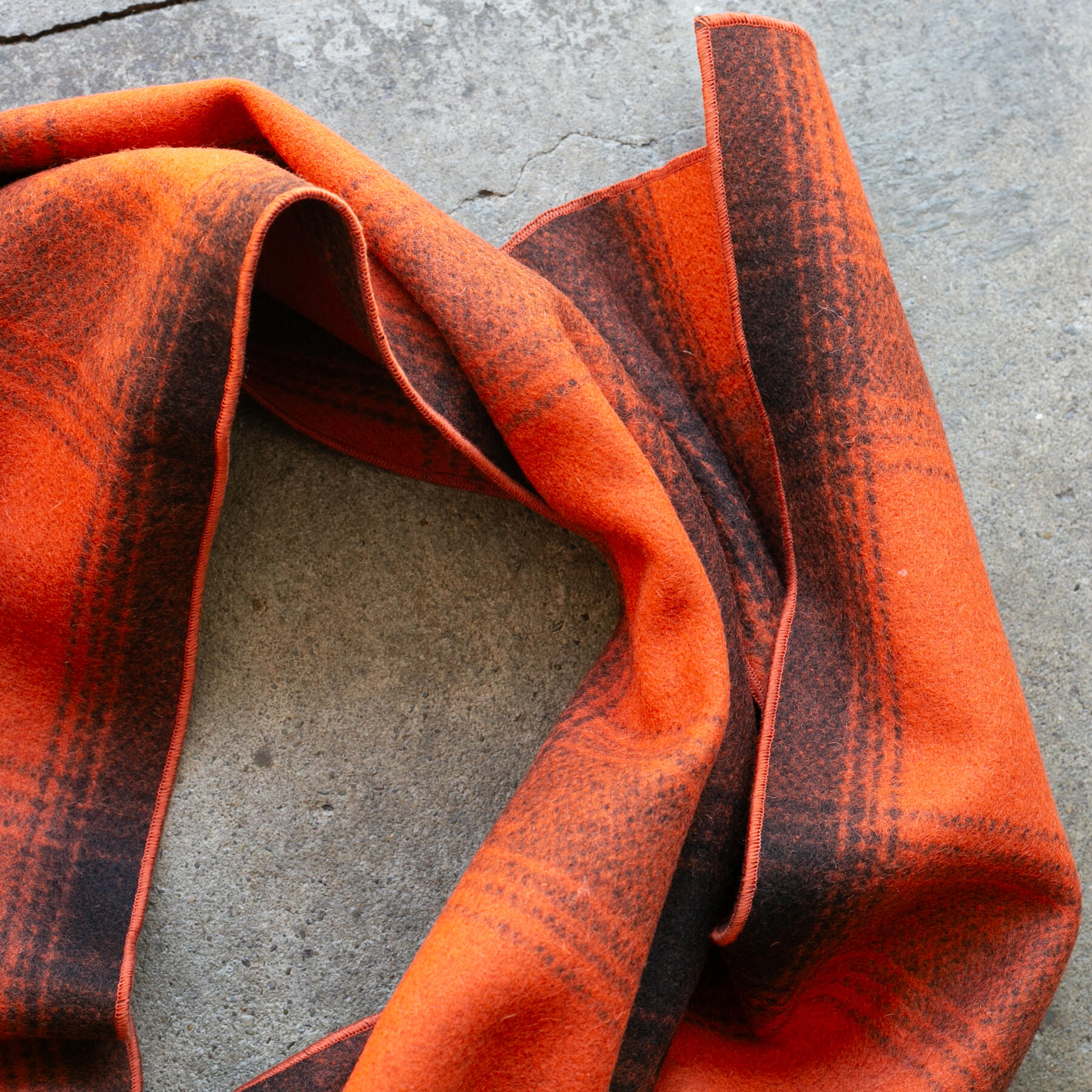 gustin vintage wool scarf - pumpkin