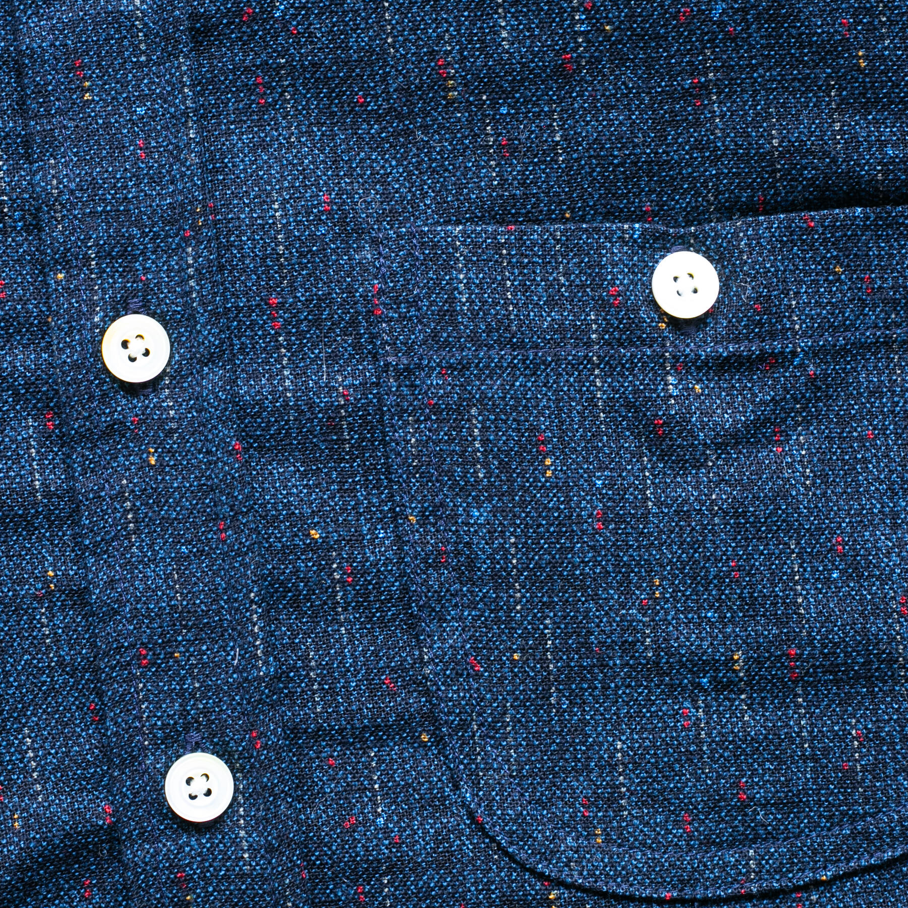 gustin #1343 starfall rainbow nep shirt - navy
