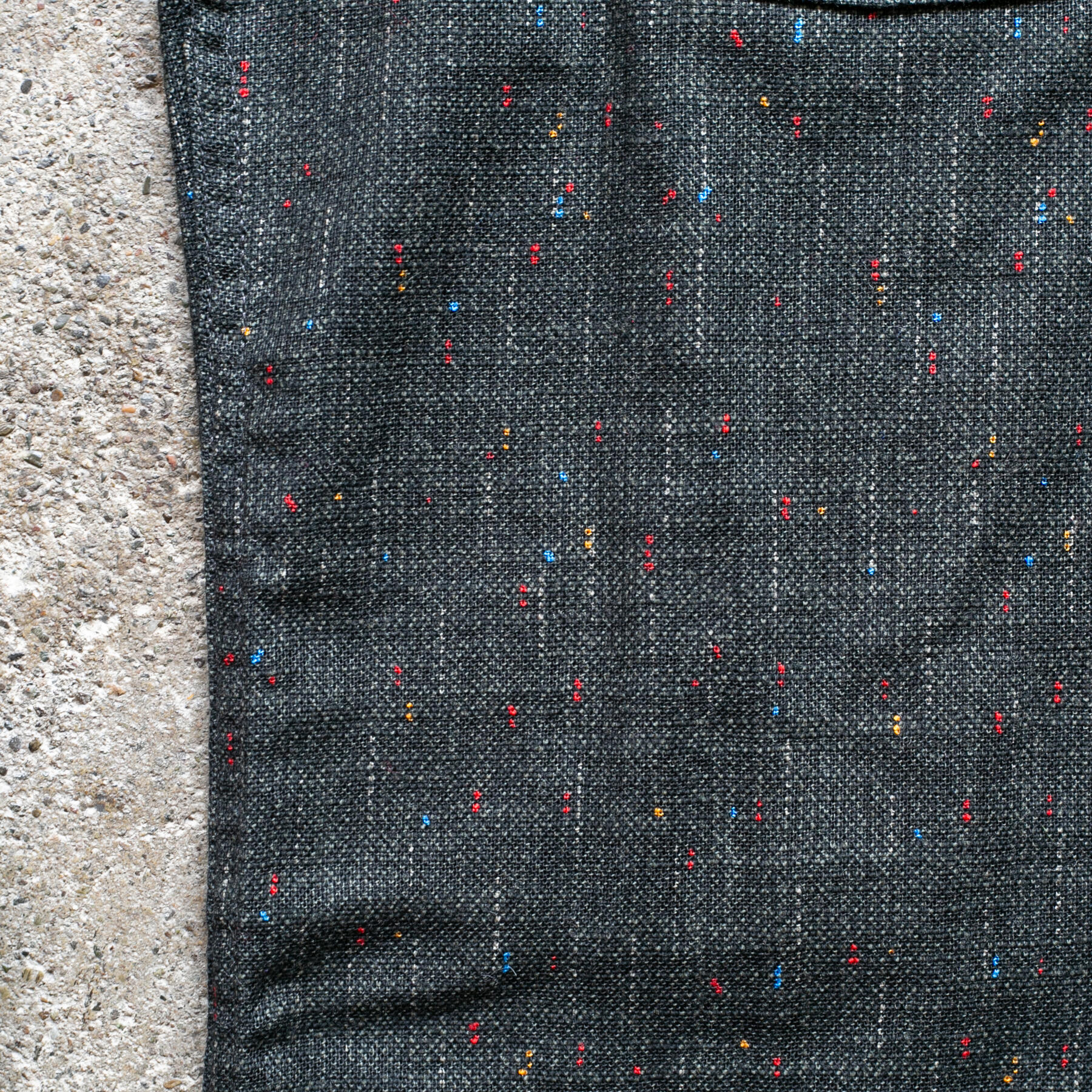gustin #1342 starfall rainbow nep shirt - black