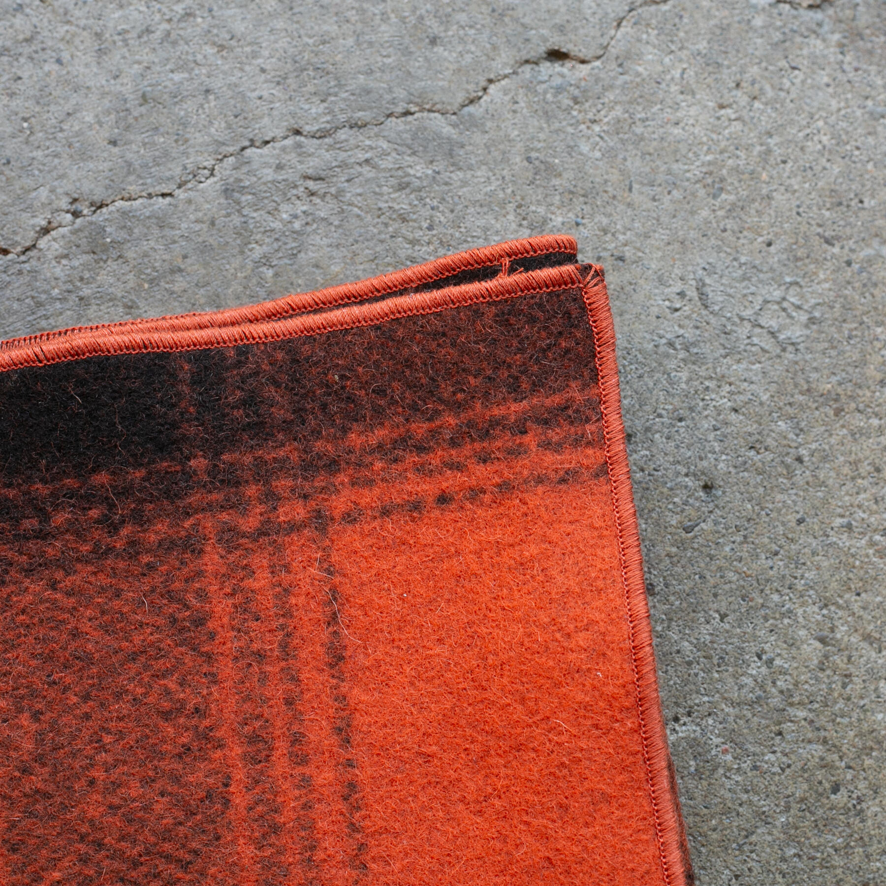 gustin vintage wool scarf - pumpkin
