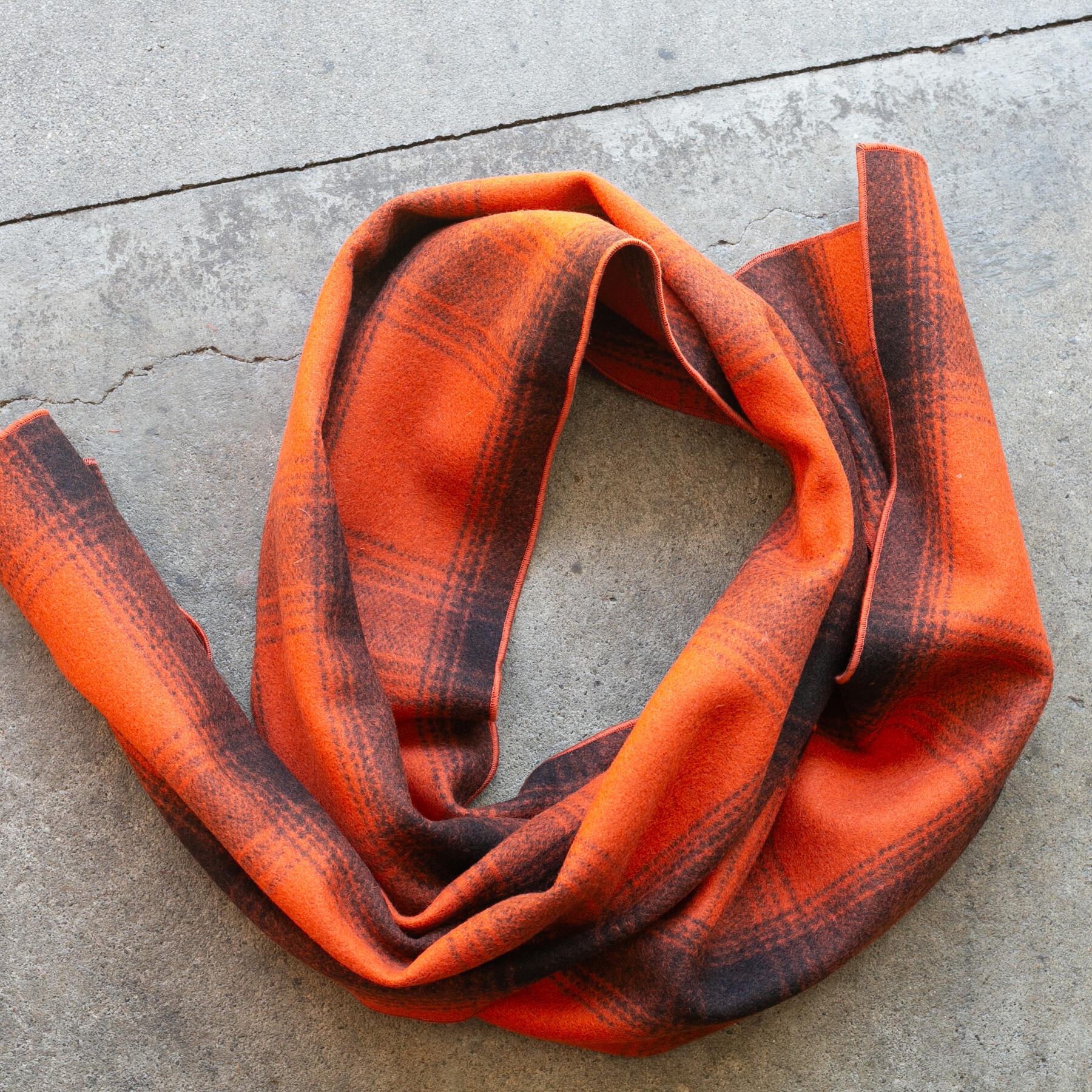 gustin vintage wool scarf - pumpkin